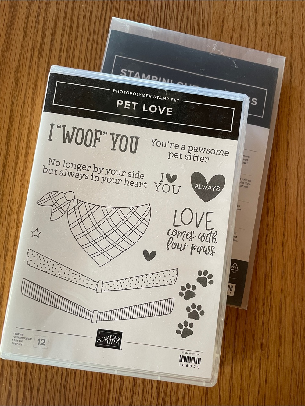 Stampin' Up! Pet Love Photopolymer Stamp Set - Black and White